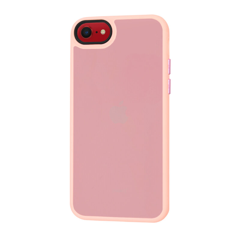 Husa iPhone SE 2, SE 2020 Techsuit HaloFrost Series, roz