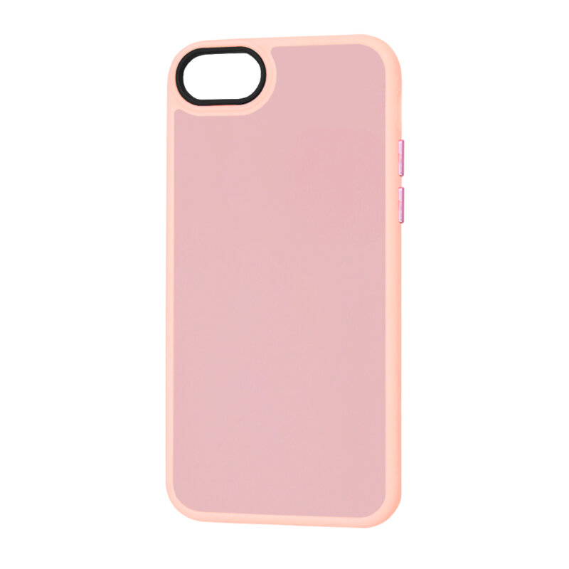 Husa iPhone SE 3, SE 2022 Techsuit HaloFrost Series, roz