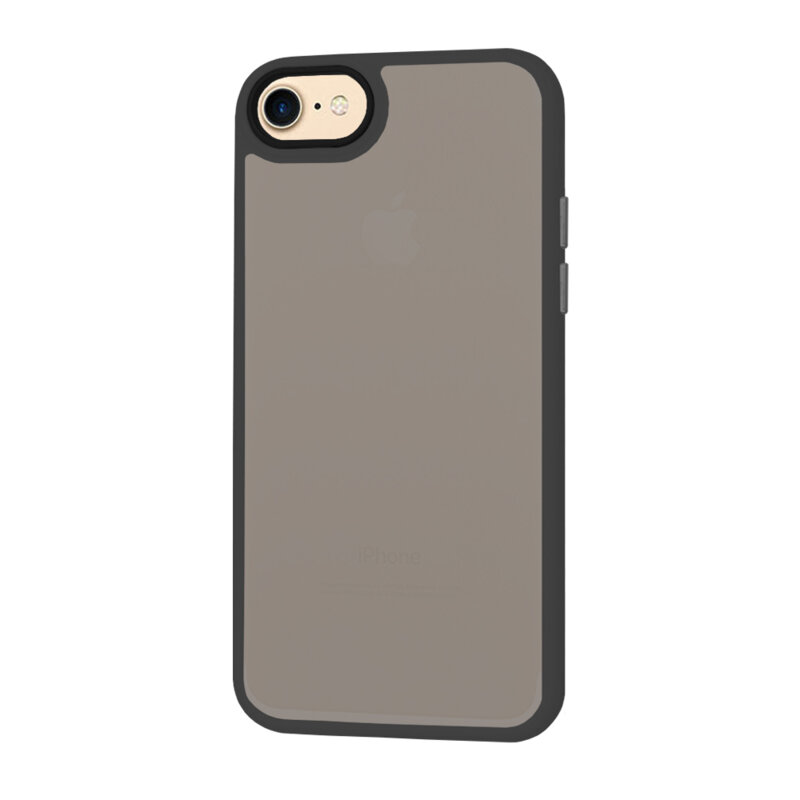 Husa iPhone 7 Techsuit HaloFrost Series, negru