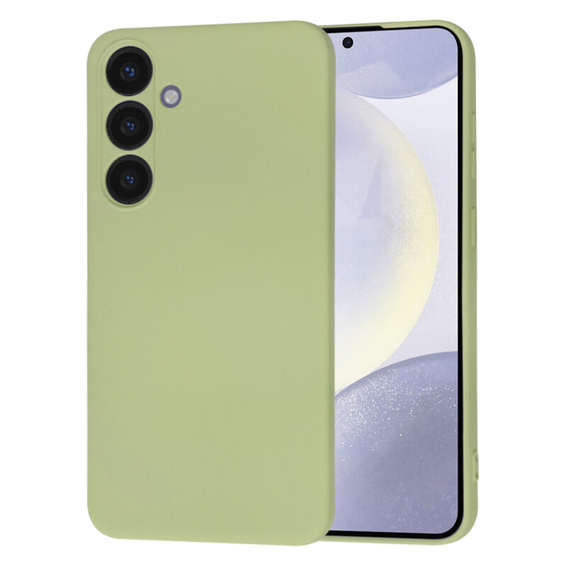 Husa silicon Samsung Galaxy S24 Plus Techsuit SoftFlex, verde