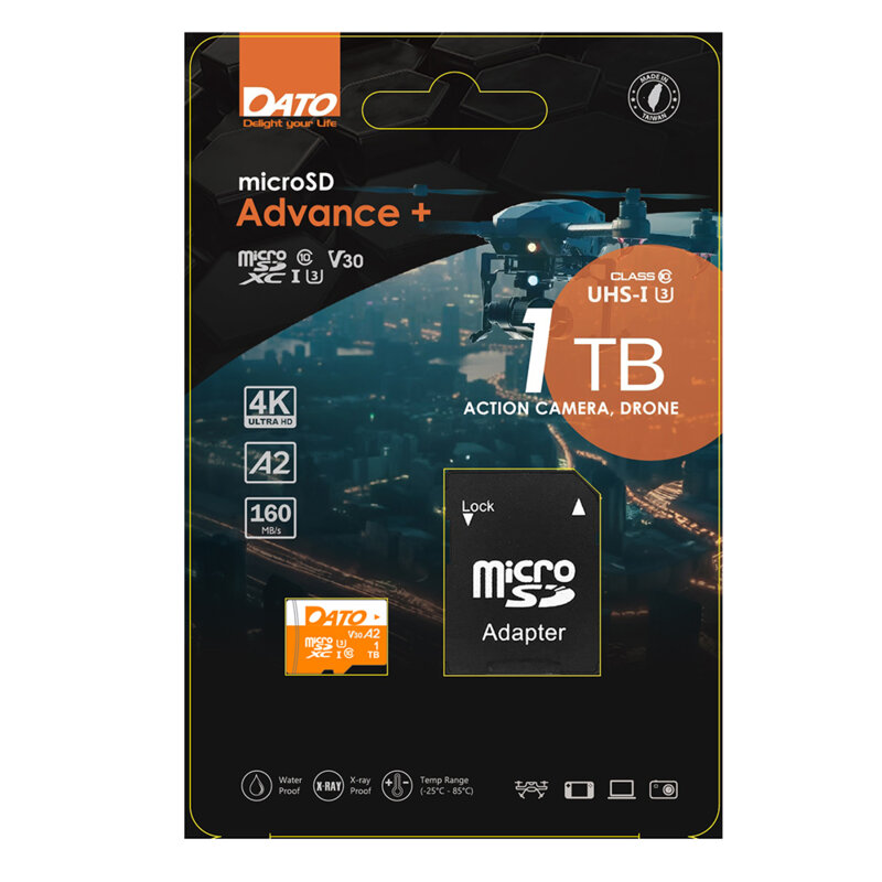 Card memorie + adaptor MicroSDXC 1TB Dato, DTTF1TU3A2V30AP