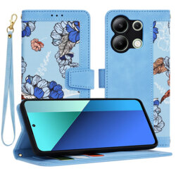 Husa personalizata fete Xiaomi Redmi Note 13 4G Techsuit FlipCraft, bleu