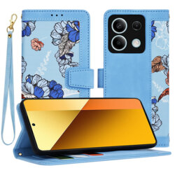 Husa personalizata fete Xiaomi Redmi Note 13 5G Techsuit FlipCraft, bleu