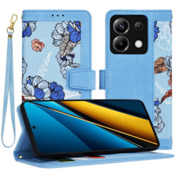 Husa personalizata fete Xiaomi Poco X6 Techsuit FlipCraft, bleu
