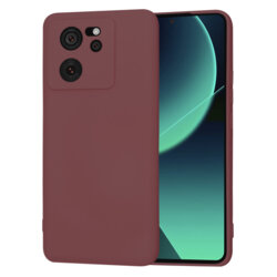 Husa silicon Xiaomi 13T Techsuit SoftFlex, bordo