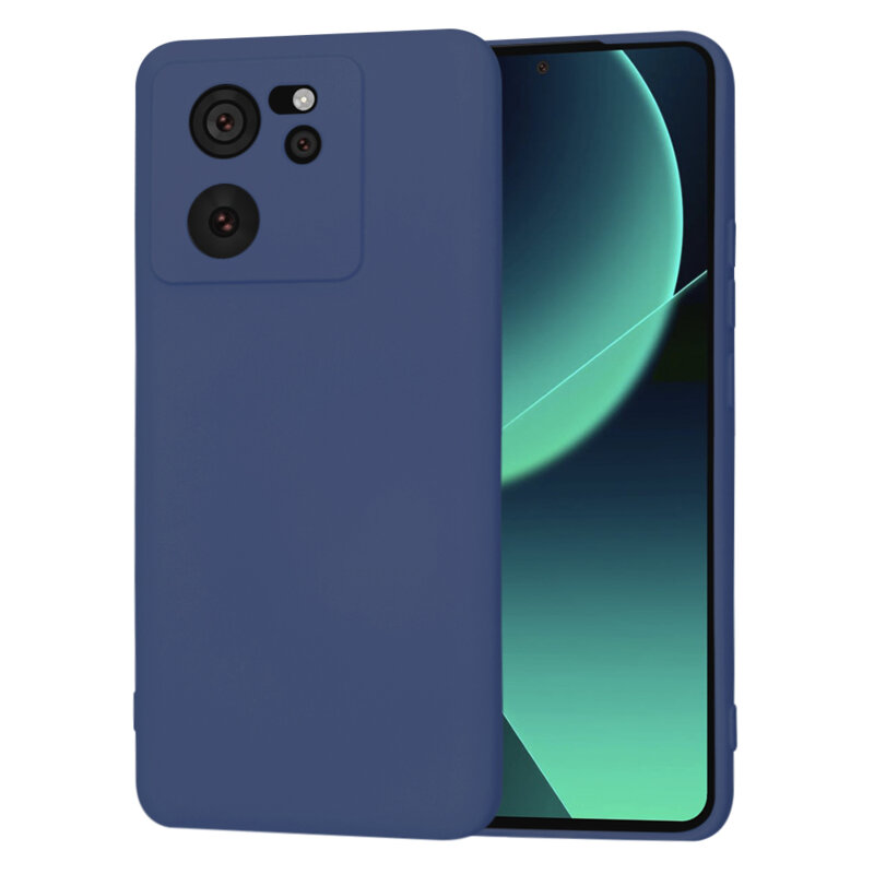 Husa silicon Xiaomi 13T Techsuit SoftFlex, bleumarin