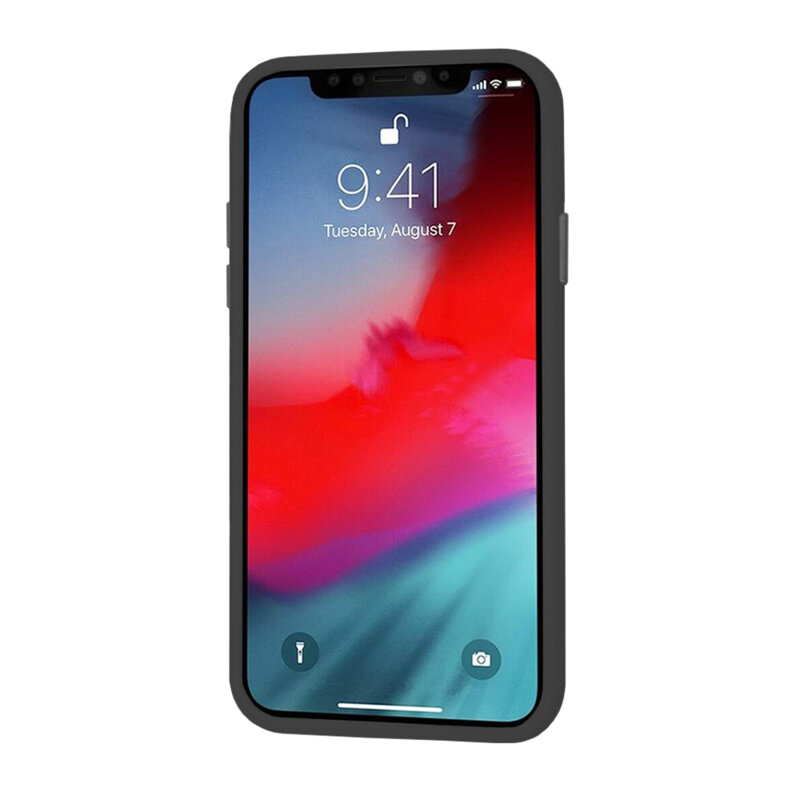 Husa iPhone XS Techsuit HaloFrost Series, negru