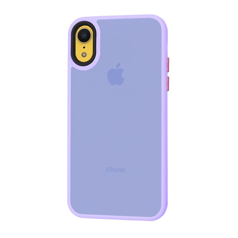 Husa iPhone XR Techsuit HaloFrost Series, mov deschis