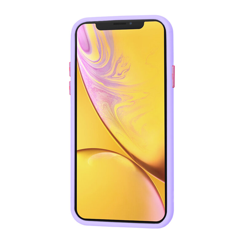 Husa iPhone XR Techsuit HaloFrost Series, mov deschis