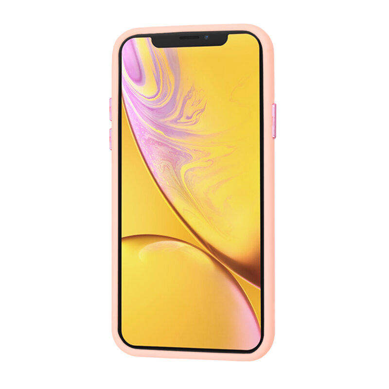 Husa iPhone XR Techsuit HaloFrost Series, roz