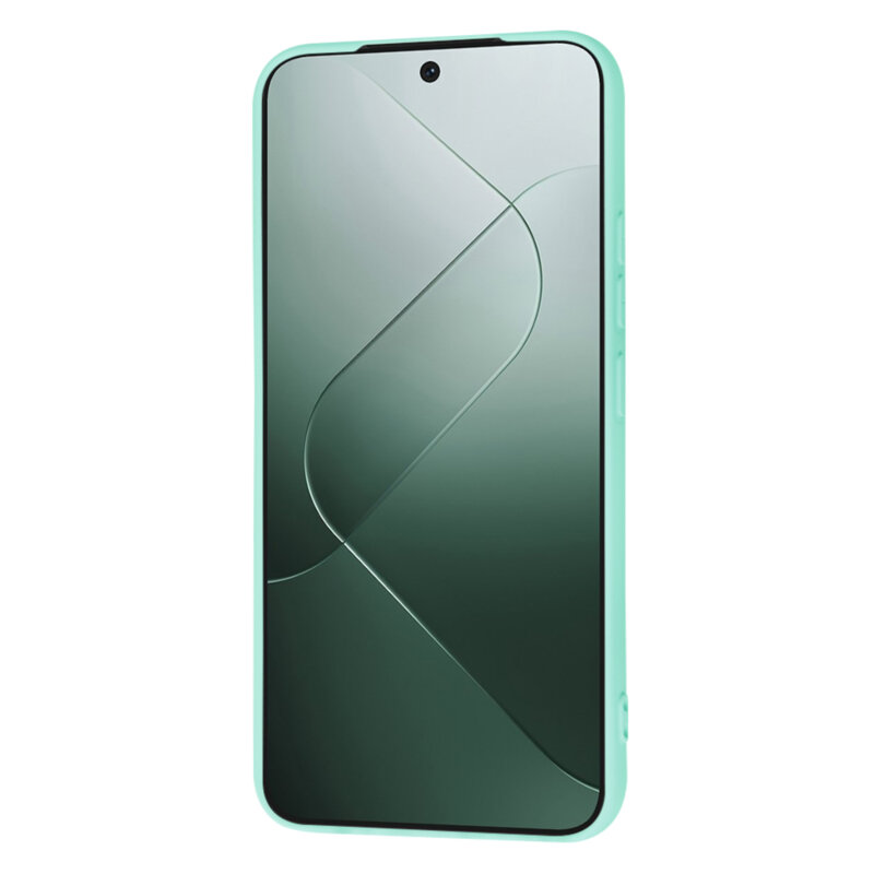 Husa silicon Xiaomi 14 Techsuit SoftFlex, turcoaz