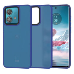 Husa Motorola Edge 40 Neo Techsuit HaloFrost Series, bleumarin