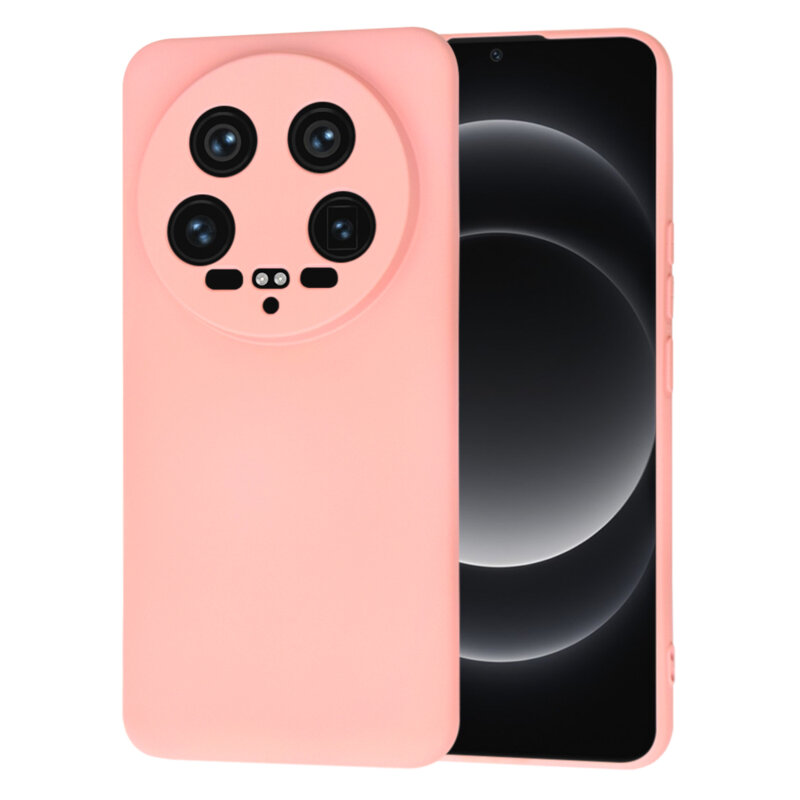 Husa silicon Xiaomi 14 Ultra Techsuit SoftFlex, roz