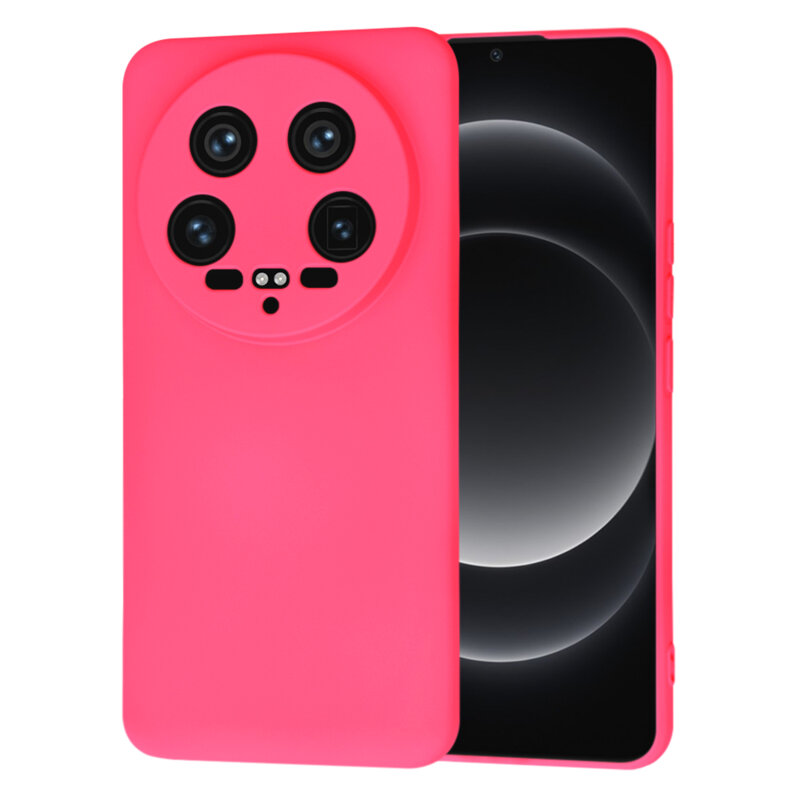 Husa silicon Xiaomi 14 Ultra Techsuit SoftFlex, fucsia