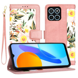 Husa personalizata fete Honor X8 5G Techsuit FlipCraft, roz
