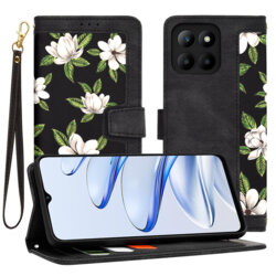 Husa personalizata fete Honor 70 Lite Techsuit FlipCraft, negru