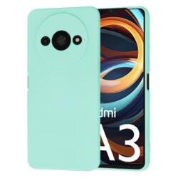 Husa silicon Xiaomi Redmi A3 Techsuit SoftFlex, turcoaz