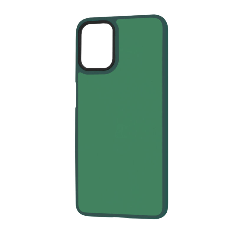 Husa Motorola Moto E22i Techsuit HaloFrost Series, verde inchis