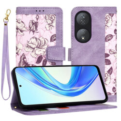 Husa personalizata fete Honor 90 SMART Techsuit FlipCraft, mov