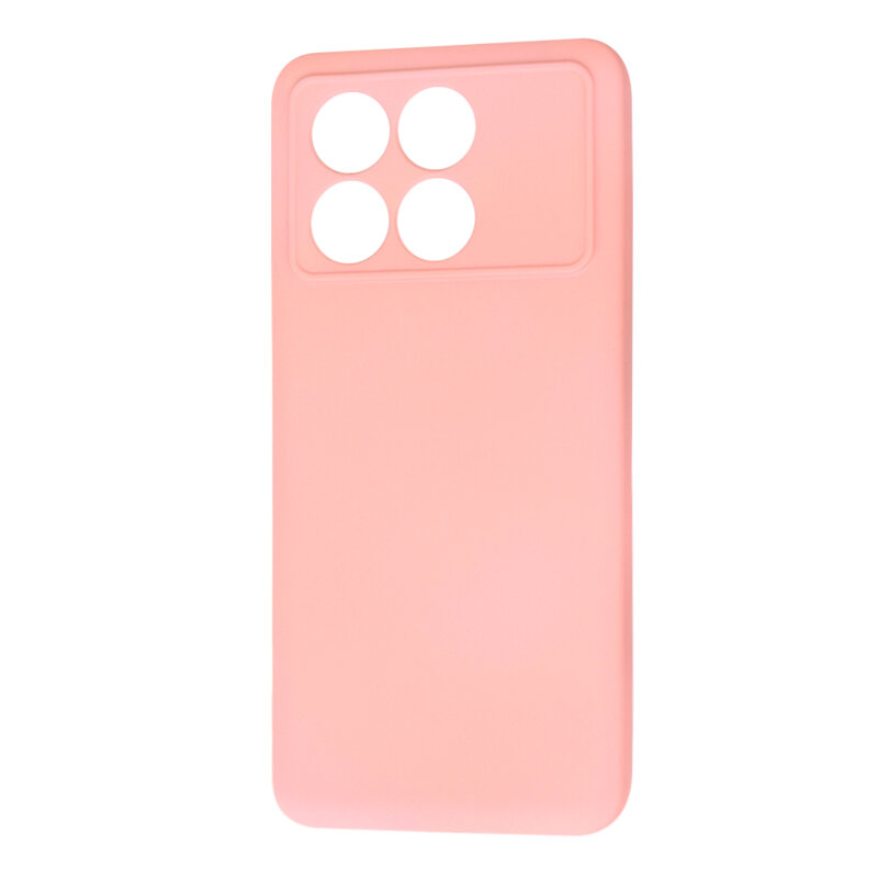 Husa silicon Xiaomi Poco X6 Pro Techsuit SoftFlex, roz