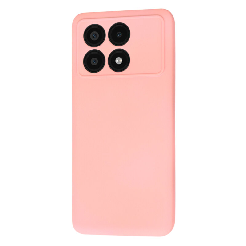 Husa silicon Xiaomi Poco X6 Pro Techsuit SoftFlex, roz