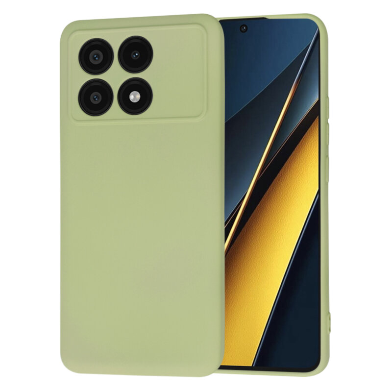 Husa silicon Xiaomi Poco X6 Pro Techsuit SoftFlex, verde