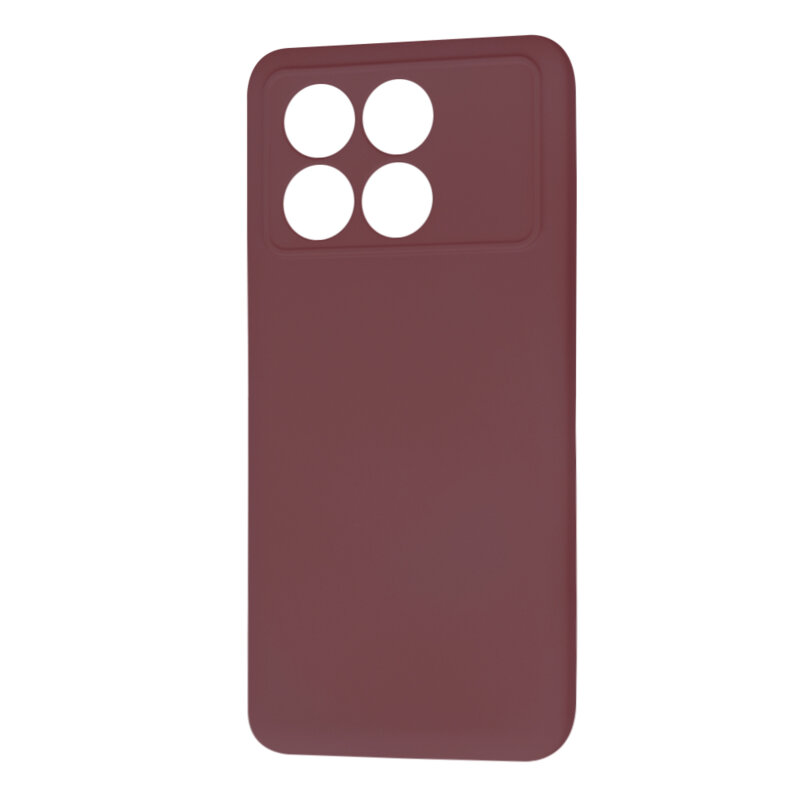 Husa silicon Xiaomi Poco X6 Pro Techsuit SoftFlex, bordo