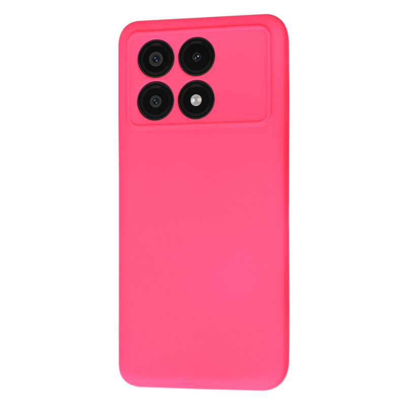 Husa silicon Xiaomi Poco X6 Pro Techsuit SoftFlex, fucsia