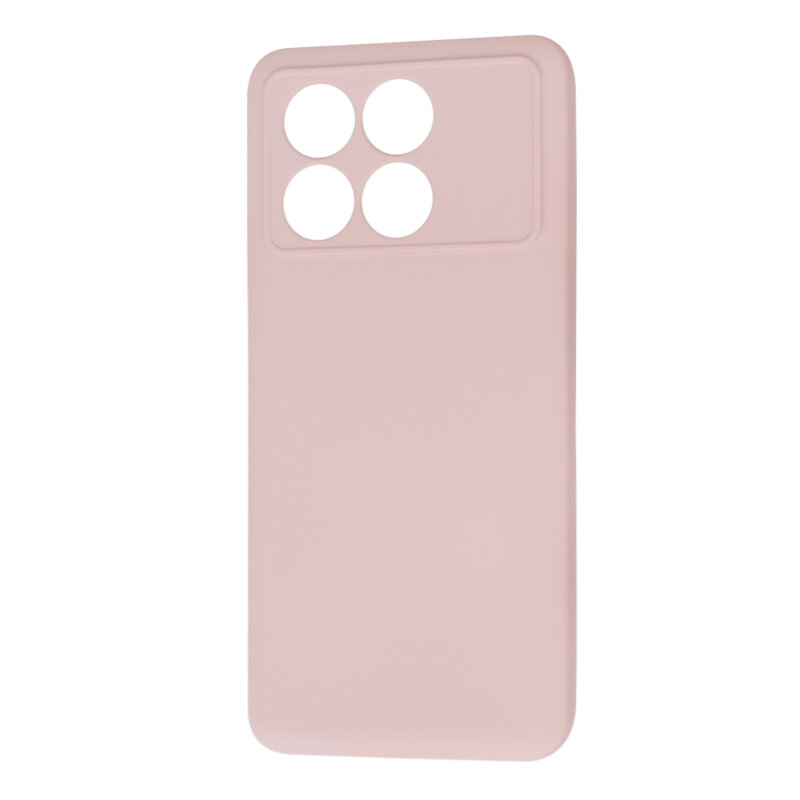 Husa silicon Xiaomi Poco X6 Pro Techsuit SoftFlex, roz pudra