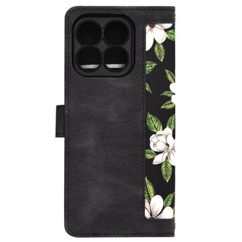 Husa personalizata fete Honor X8b Techsuit FlipCraft, negru