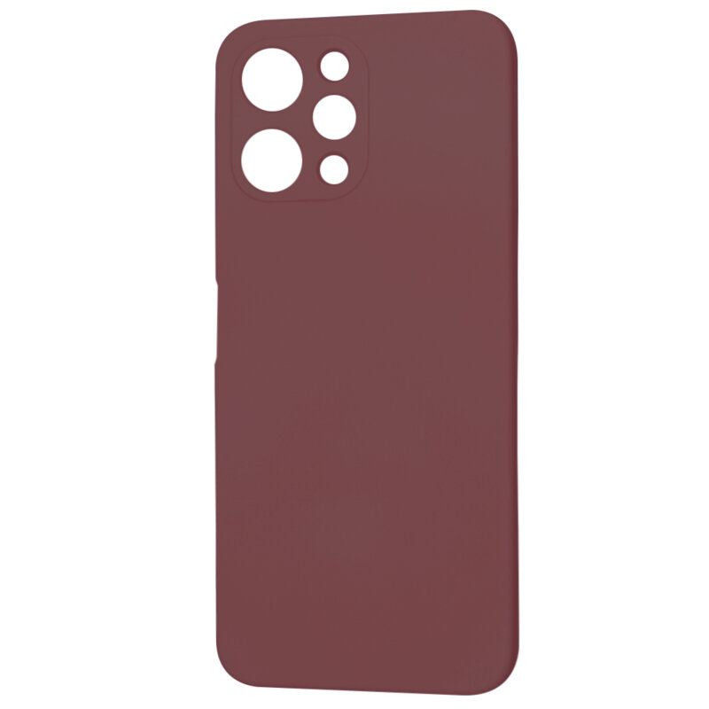 Husa silicon Xiaomi Redmi 12 4G Techsuit SoftFlex, bordo