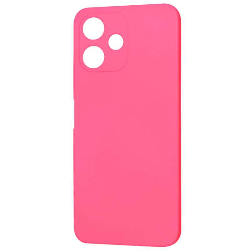 Husa silicon Xiaomi Redmi 12 5G Techsuit SoftFlex, fucsia