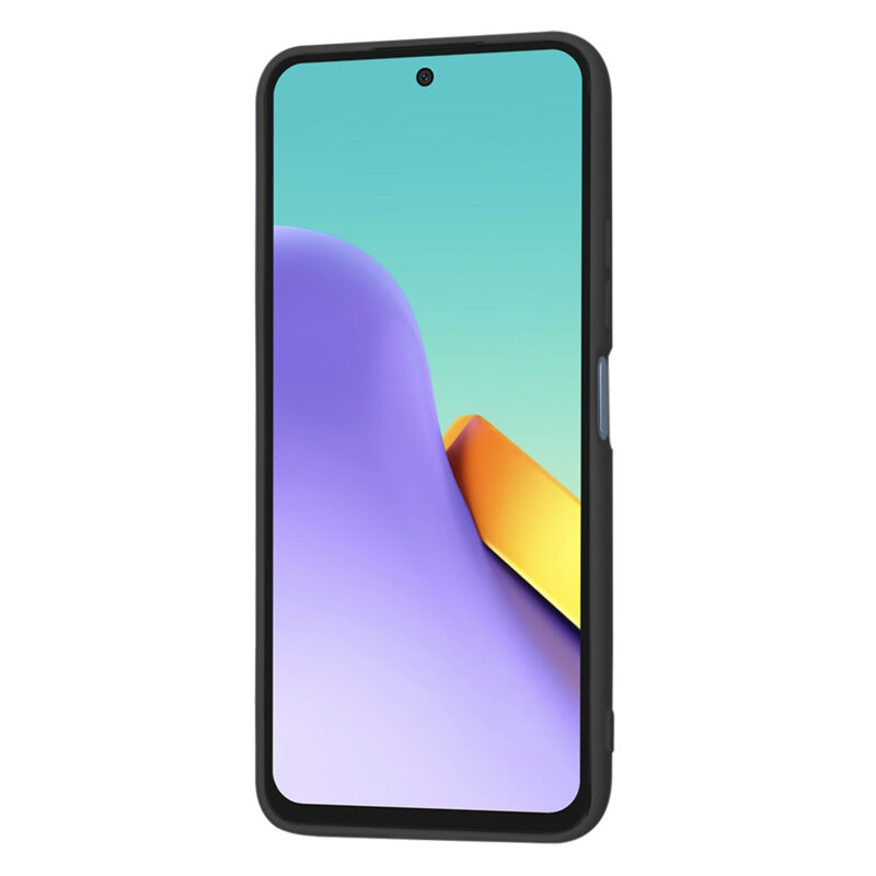 Husa silicon Xiaomi Redmi 12 5G Techsuit SoftFlex, negru