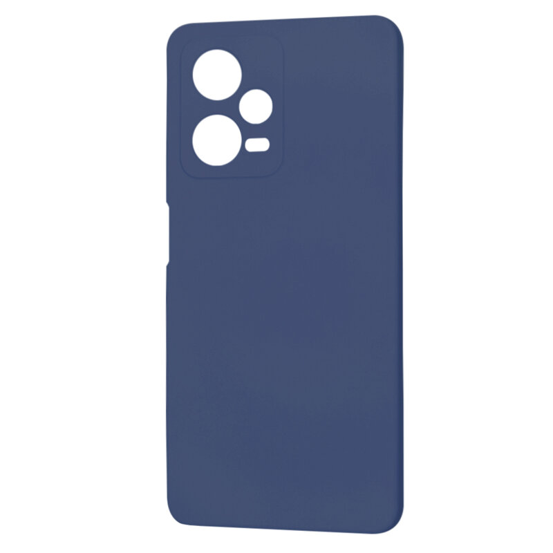 Husa silicon Xiaomi Redmi Note 12 Pro 5G Techsuit SoftFlex, bleumarin