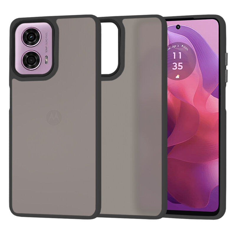Husa Motorola Moto G24 Techsuit HaloFrost Series, negru