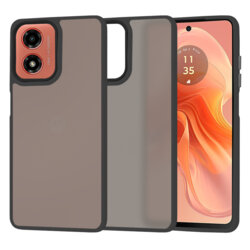 Husa Motorola Moto E14 Techsuit HaloFrost Series, negru