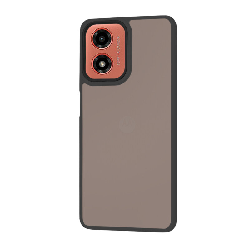Husa Motorola Moto E14 Techsuit HaloFrost Series, negru