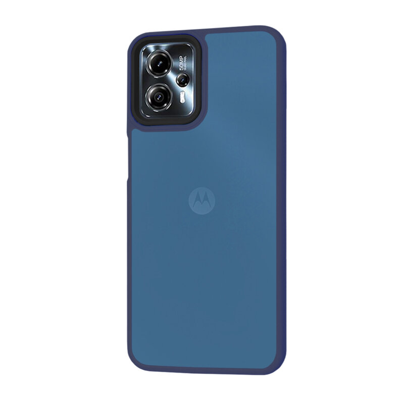 Husa Motorola Moto G13 Techsuit HaloFrost Series, bleumarin