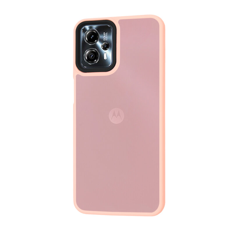 Husa Motorola Moto G13 Techsuit HaloFrost Series, roz