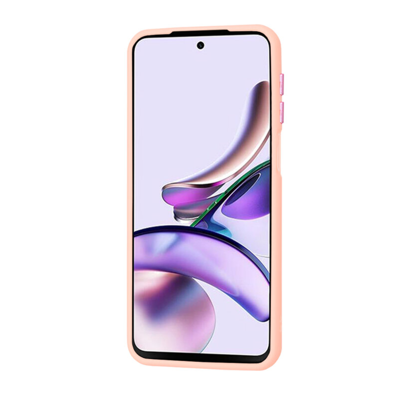 Husa Motorola Moto G23 Techsuit HaloFrost Series, roz