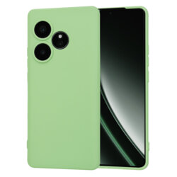 Husa silicon Realme GT 6 Techsuit SoftFlex, verde deschis