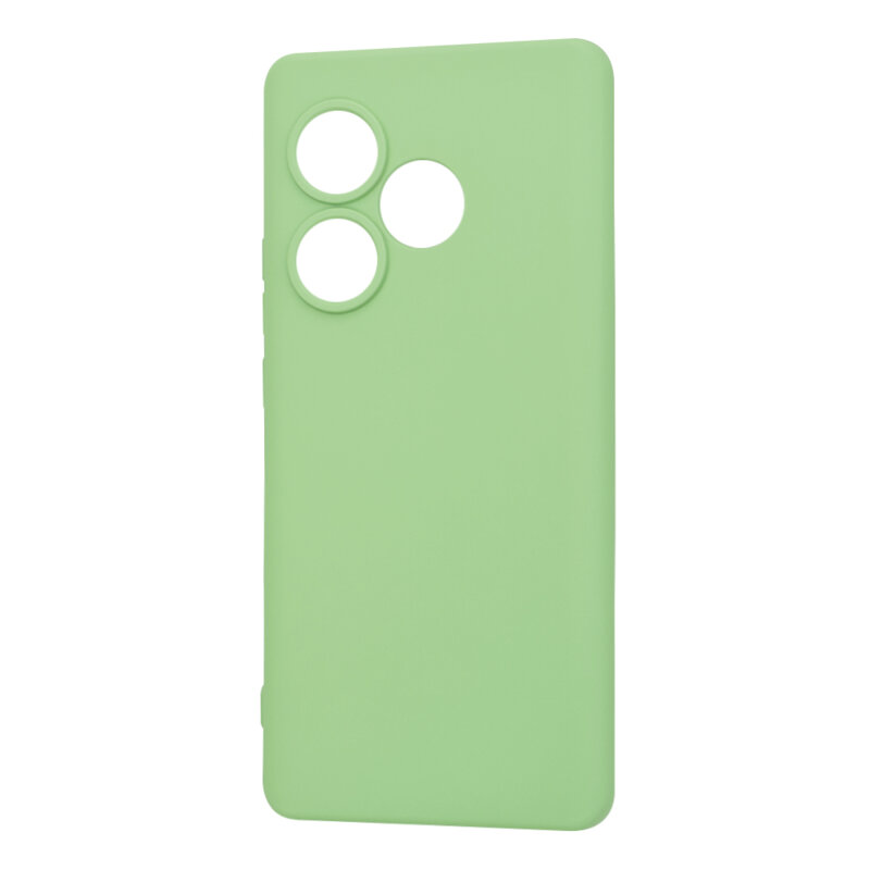Husa silicon Realme GT 6T Techsuit SoftFlex, verde deschis