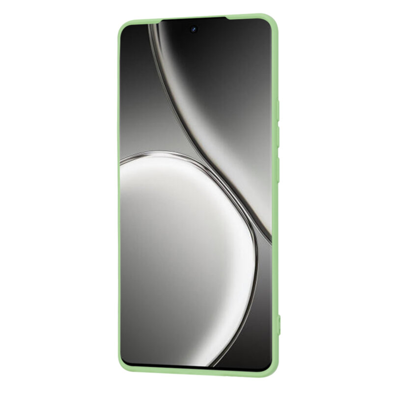 Husa silicon Realme GT 6T Techsuit SoftFlex, verde deschis