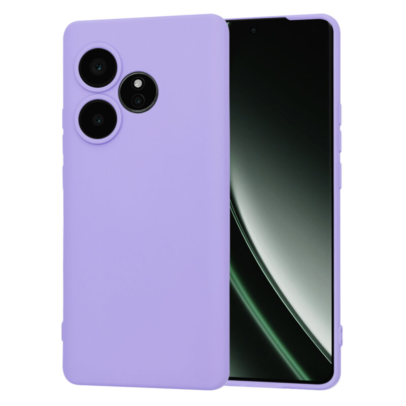 Husa silicon Realme GT 6 Techsuit SoftFlex, violet