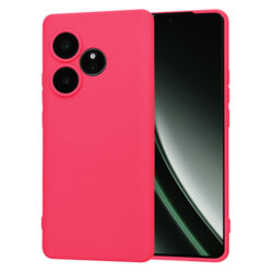Husa silicon Realme GT 6 Techsuit SoftFlex, fucsia