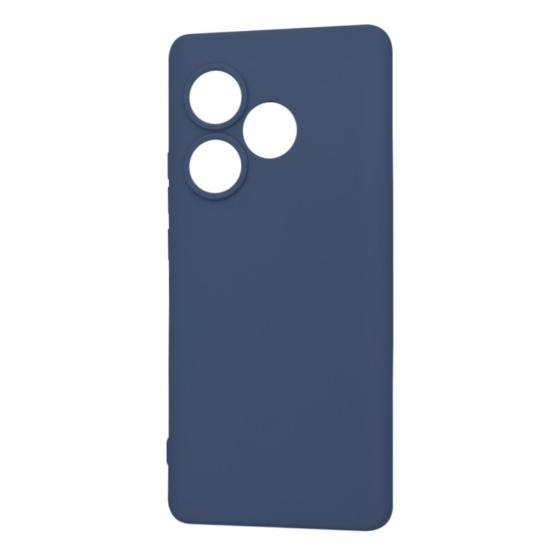Husa silicon Realme GT 6 Techsuit SoftFlex, bleumarin