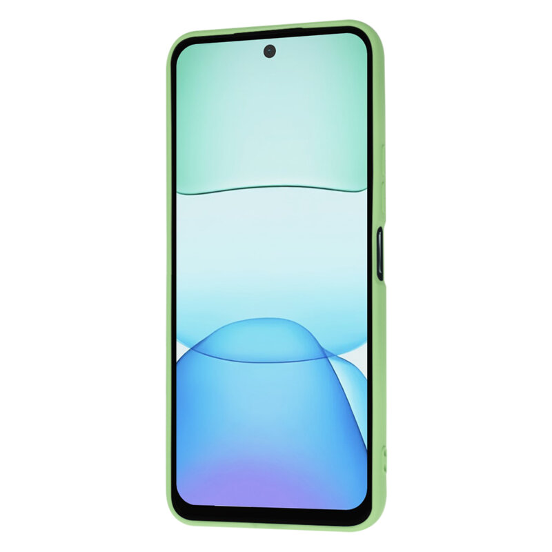 Husa silicon Xiaomi Redmi 13 Techsuit SoftFlex, verde deschis