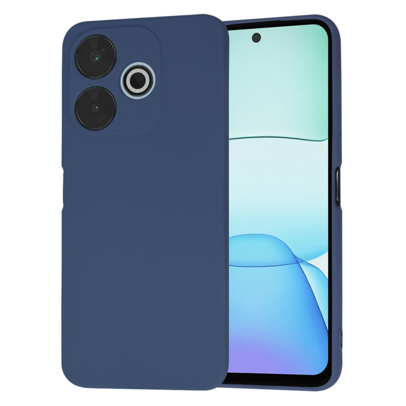 Husa silicon Xiaomi Redmi 13 Techsuit SoftFlex, bleumarin