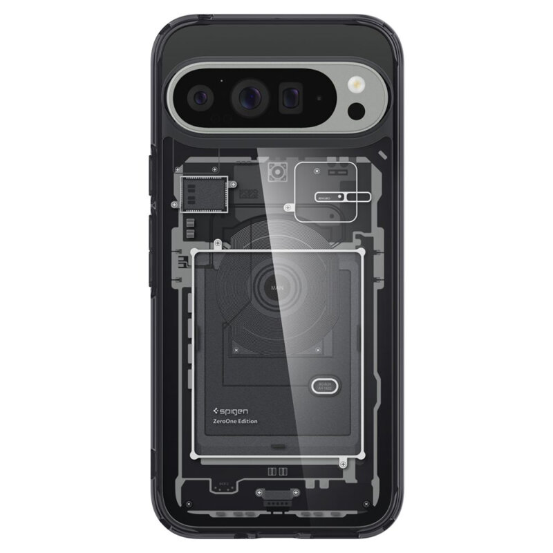 Husa Google Pixel 9 Pro XL Spigen Ultra Hybrid Zero One, negru