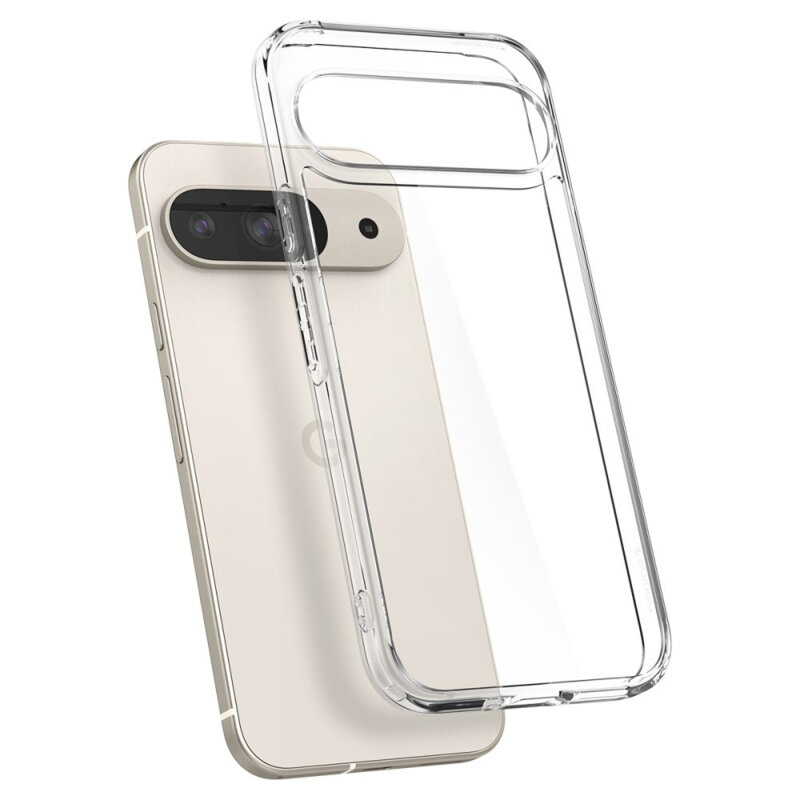 Husa Google Pixel 9 Spigen Ultra Hybrid, transparenta